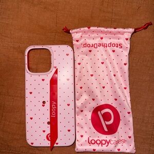 Loopy Case Pink Heart Phone Case